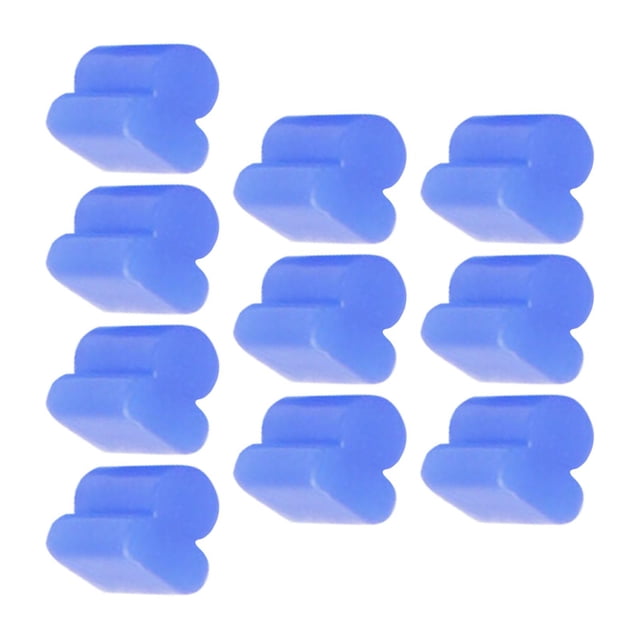 lionlar 10 Pieces Alto Silicone Pads Accessory for Trombone Flat Key Euphonium 4mm Blue