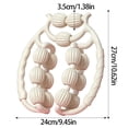thumbnail image 3 of E-114 White Leg Muscle Massager Roller Circular Design Double Row For Relaxation Performance Gear, 3 of 4