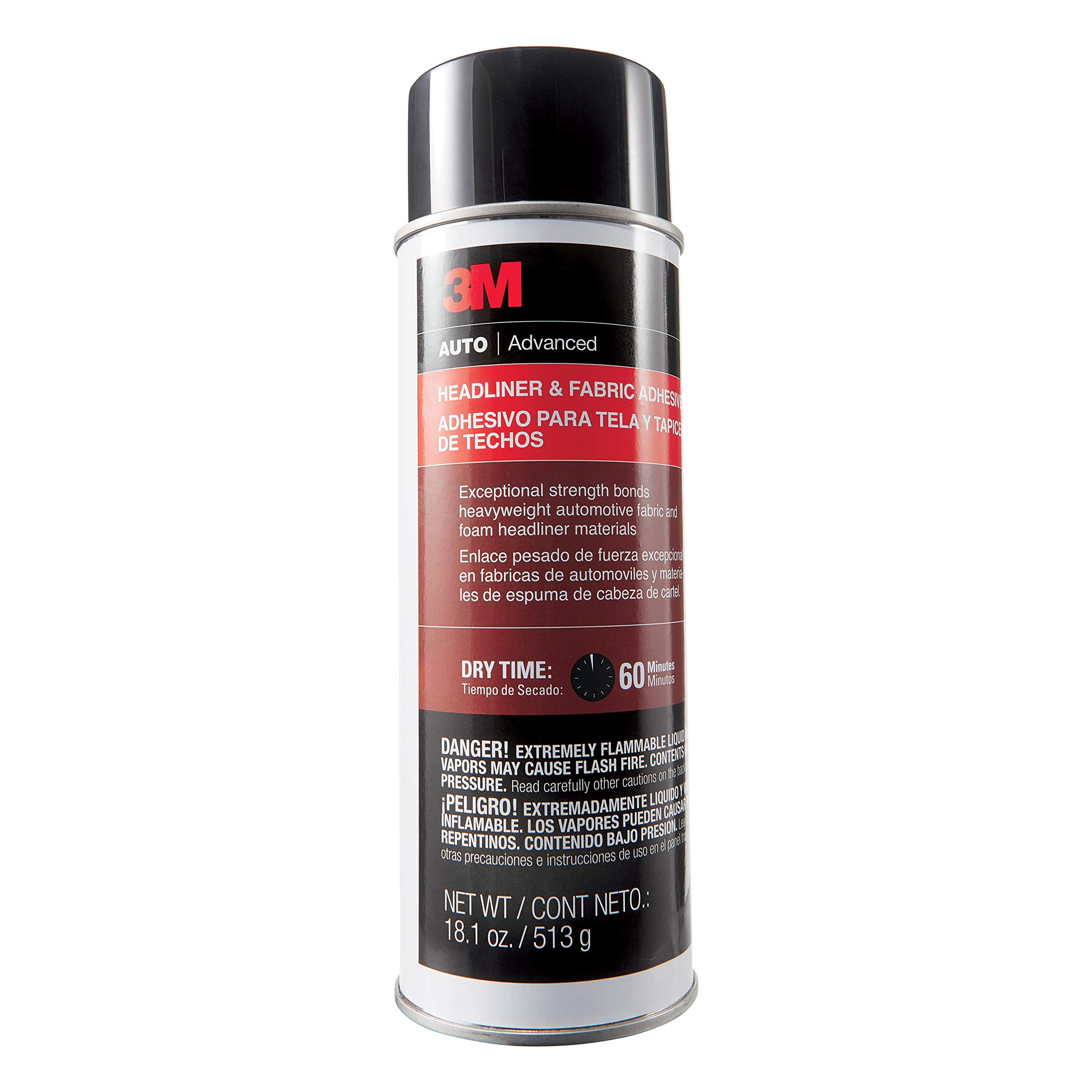 Doublure de Tête de 3 m et Adhésif pour Tissu, Bombe Aérosol de 18,1 oz