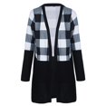 thumbnail image 5 of Cardigan à Manches Longues pour Femmes, Cardigan d'Automne à devant Ouvert avec Poches, Duster Décontracté, Chandail Cardigan Léger, 5 of 5