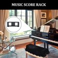 thumbnail image 3 of QJUHUNG Electronic Piano Music Stand Music Sheet Durable Holder Keyboard Music Stand, 3 of 8