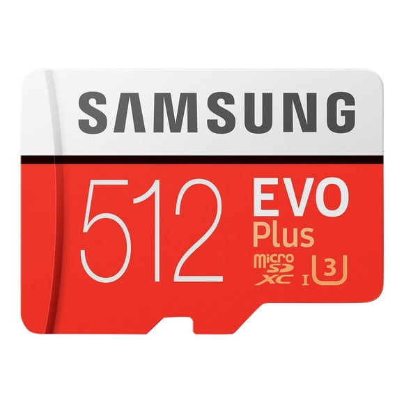Samsung Memory MB-MC512GAEU 512 GB Evo Plus Micro SD Card with Adapter