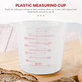 thumbnail image 3 of 3pc Plastic Measuring Jug Set Large 4 Cup, 2 Cup and 1 Cup Capacity BPA Free Measuring Beakers with Angled Grip Essential Kitchen Accessories, 3 of 8
