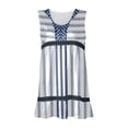 thumbnail image 4 of Birdeem Mode Femme Été Sans Manches Col en V Chandail Imprimé Blouse Décontractée, 4 of 5