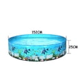 thumbnail image 4 of AMERTEER 1PC Outdoor Water Playing Pool Cartoon Round Pool Toy Hard Plastic Swimming Pool Toy Household Kids Toy(Colorful Size L), 4 of 7