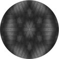 thumbnail image 1 of Ahgly Tapis Rond Lavable en Machine Intérieur Transitionnel Gris Carbone, 6 Pieds Rond, 1 of 7