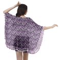 thumbnail image 4 of Moomaya Vêtements de Plage Imprimés pour Femmes Boléro à Franges Cache-Maillot Cardigan, 4 of 5