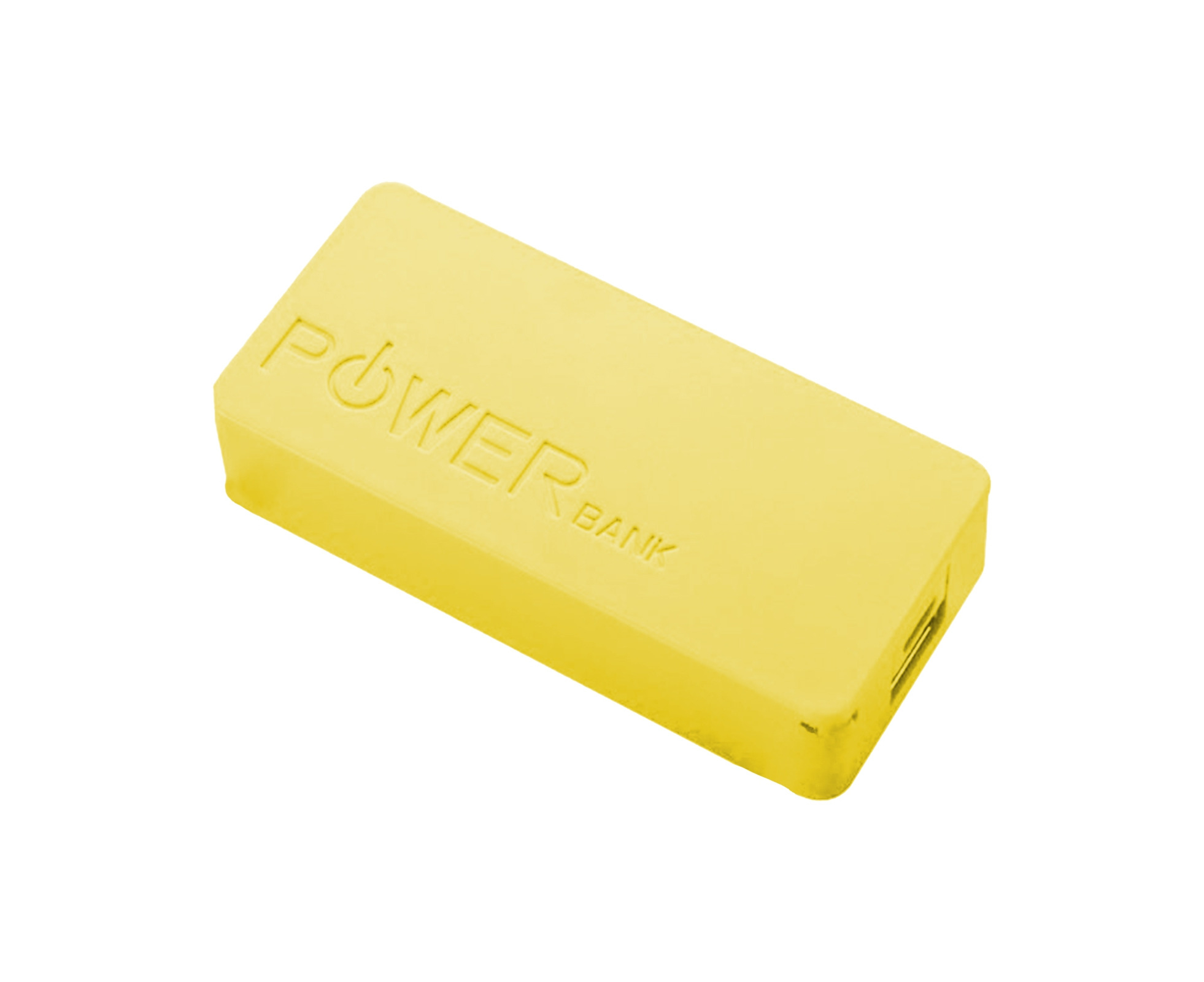 Power Bank Box Universal Welding-free Portable 2 x 18650 Battery Mobile Charger DIY Case for Phone-Yellow