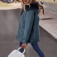 thumbnail image 2 of MASRIN Running Jacket  Womens Basic Hoodie Jackets Solid Color Zip Up Hooded Coats with Pockets Plus Size Loose Outwear Sweatshirts Sweater Stone, 2 of 5