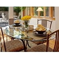 thumbnail image 4 of 30" Inch Round Glass Table Top 1/4" Thick Tempered Beveled Edge by Fab Glass and Mirror, 4 of 5
