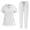 White, variant on Amzcrzy Scrubs for Women Set V Neck Short Sleeve Scrubs Tops Jogger Pants Scrub Sets for Woman Casual Stretch Solid Color Scrubs Sets with Pockets