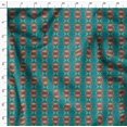 thumbnail image 4 of Soimoi Green Poly Georgette Fabric Crabs Ocean Fabric Prints By Yard 42 Inch Wide, 4 of 6