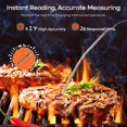 thumbnail image 4 of Digital Meat Thermometer for Cooking, 2022 Upgraded Touchscreen LCD Large Display Instant Read Food Thermometer with Backlight, Long Probe, Kitchen Timer, Cooking Thermometer for BBQ,Oven, 4 of 7