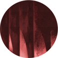 thumbnail image 1 of Ahgly Company Machine Washable Indoor Round Transitional Dark Scarlet Red Area Rugs, 6' Round, 1 of 7