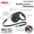 thumbnail image 3 of Flexi New Classic Cord Retractable Dog Leash 5m/16ft, 3 of 6