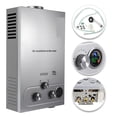thumbnail image 4 of Propane Gas Heater Instant Water Heater 6L/8L/10L/12L/16L/18L Water Heater 36KW Tank Tankless Stainless Steel Water Heater ,Digital Temperature Display, 4 of 7
