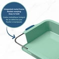 thumbnail image 3 of Starfrit Square Silicone Bakeware (8"), Premium LFGB Silicone, Integrated Metal Frame, BPA-Free, Heat Resistant to 446°F, 3 of 8
