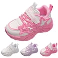 thumbnail image 4 of MIASHUI Kids Shoes Girls Sports Shoes Pattern Star Pattern Flat Bottom Casual Shoes,Purple,5.5-6 Years, 4 of 9