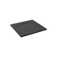 thumbnail image 1 of Emberveil Black SMC Shower Base 36" x 36" – Low Profile Anti-Slip Stone Texture with Side Drain, 1 of 1