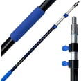thumbnail image 1 of Perche Télescopique d'Extension pour Pied (Portée en Pi) / Légère en Aluminium Rouille / Embout Fileté ACME /\uD Fonctionne avec la Raclette Torsadée, le Plumeau, le Rouleau de Peinture, le Changeur d'Ampoule (Pole Seulement), 1 of 8
