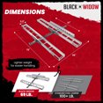 thumbnail image 3 of Black Widow 600 lb Dual Dirt Bike & eBike Hitch Carrier with Ramp, NonFolding for Trucks, 3 of 6