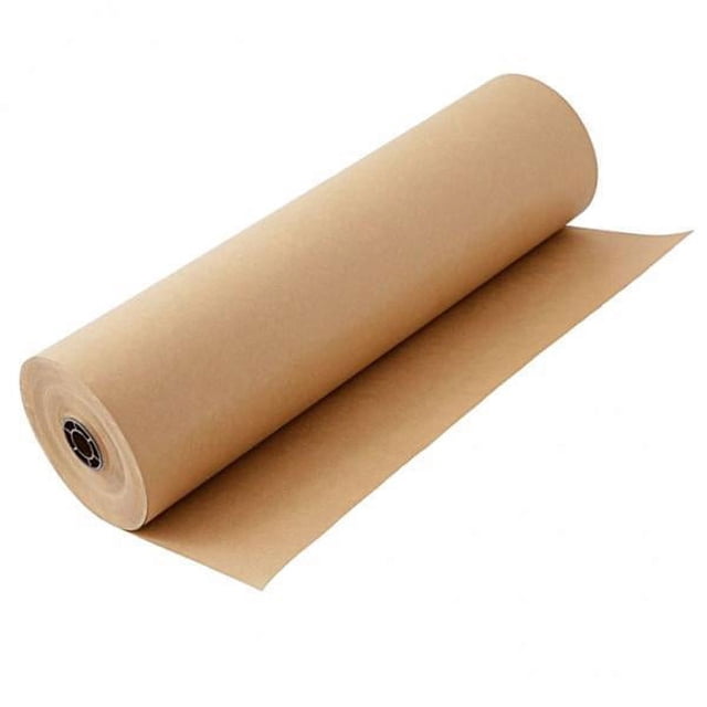 GUOOL 2X Recyclable Brown Kraft Paper Roll 12'' x 1181'' (98 ft), Multipurpose Arts &