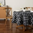 thumbnail image 4 of Mainstays Shibori Fabric Tablecloth, Black, 4 of 5