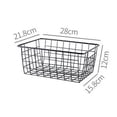 thumbnail image 4 of Amzcrzy Storage and Organization Drawer Organizer Iron Wire Storage Basket Organizer Bath/Kitchen/Laundry Rooms Multi-Purposes Home Storage Organization and Storage Storage Container Storage Bins, 4 of 8