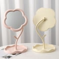thumbnail image 4 of Product Make up 2 Flower Shaped Desk Vanity for Bedroom Living Room and Minimal Spaces Home Enhancing Daily Grooming and Personal Care Routine, 4 of 6