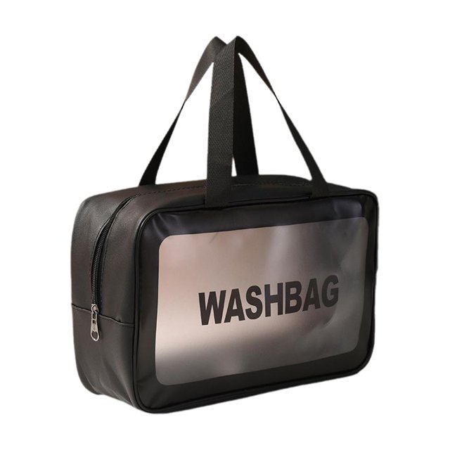 Bathroom Organizer Clear Bag Waterproof Travel Make Bags Storage Cosmetic I0W1