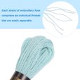 thumbnail image 4 of Unique Bargains Fil à Broder Bleu Lac, 8 m - 12 Écheveaux, 4 of 6