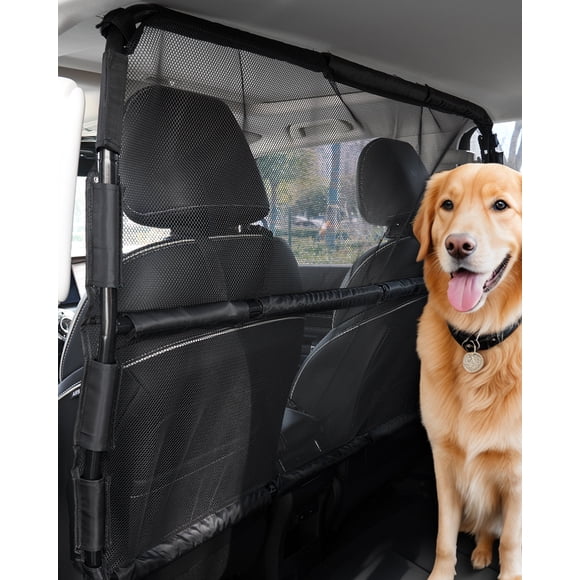 VEVOR Dog Car Barrier 56" Wide Front Seats Installation Car Divider for Truck Vehicle