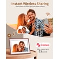 thumbnail image 2 of Frameo 10.1 Inch Digital Picture Frame 32GB Black New, 2 of 5