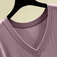 thumbnail image 4 of LSLJS Fashion Women's Short Sleeve V-Neck Dress, Plus Size Dress, 4 of 7