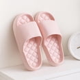 thumbnail image 2 of Mens and Womens Home Slippers Simplicity Solid Color Quick Drying Soft Sole Comfortable Non-Slip Indoor and Outdoor EVA Slippers Pink-05, 2 of 9