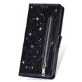 thumbnail image 2 of Case for FOXDOCK Google Pixel 7 Glitter Zipper Wallet Case with Short Hand Strap, 2 of 4