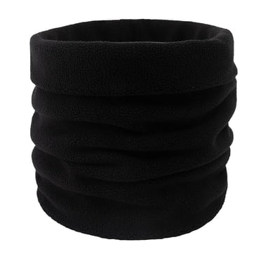 Fleece Neck Warmer Unisex Solid Color Neck Warmer Fleece Knitted Scarves Warmer Fashion Scarf