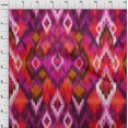 thumbnail image 4 of oneOone Silk Tabby Purple Fabric Flame Stitch Craft Projects Decor Fabric Printed By The Yard 42 Inch Wide, 4 of 4