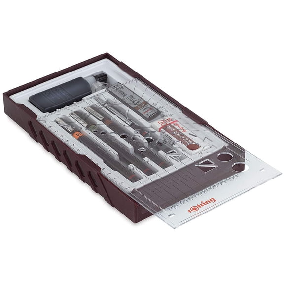 ROtring Isograph Technical Drawing Pen Set, 3-Pen College Set (0.2â0.5-mm)