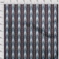 thumbnail image 3 of oneOone Viscose Jersey Fabric Stripe & Geometric Ikat Print Fabric BTY 60 Inch Wide, 3 of 5