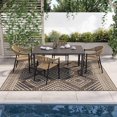 thumbnail image 1 of Ricco Stone Brown Indoor Outdoor Patio Area Rug, 7 ft. 6-inch x 9 ft. 6-inch, 1 of 8