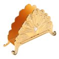 thumbnail image 2 of Paper Napkin Holder, Zinc Alloy Napkin Holder Classical Metal Peacock Embossed European Style  For Restaurant Gold,Silver, 2 of 8
