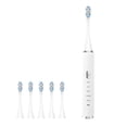 thumbnail image 4 of Portable Toothbrush Tooth-Brush For Adults With 5 Replacement Head Whitening Cleaning Electronic, 4 of 8