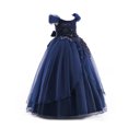thumbnail image 4 of Robe Formelle pour Bébé Fille à Fleurs, Robe Tutu de Baptême/christening pour Tout-Petit, pour Fête, Mariage, Anniversaire, 4 of 4