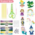 thumbnail image 2 of Toorise 8/12Pcs Animal Sewing Craft Kit Felt Sewing Animal Craft Set Fun Animal DIY Crafting and Sewing Set with Instructions Educational Animal Craft Kit for 3 to 12 Years Old Kids-castleseries-, 2 of 9