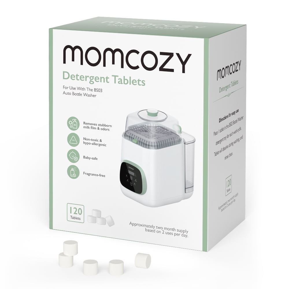 Momcozy  Dishwasher Detergent Tablets for Baby Bottles, 120 Tablets