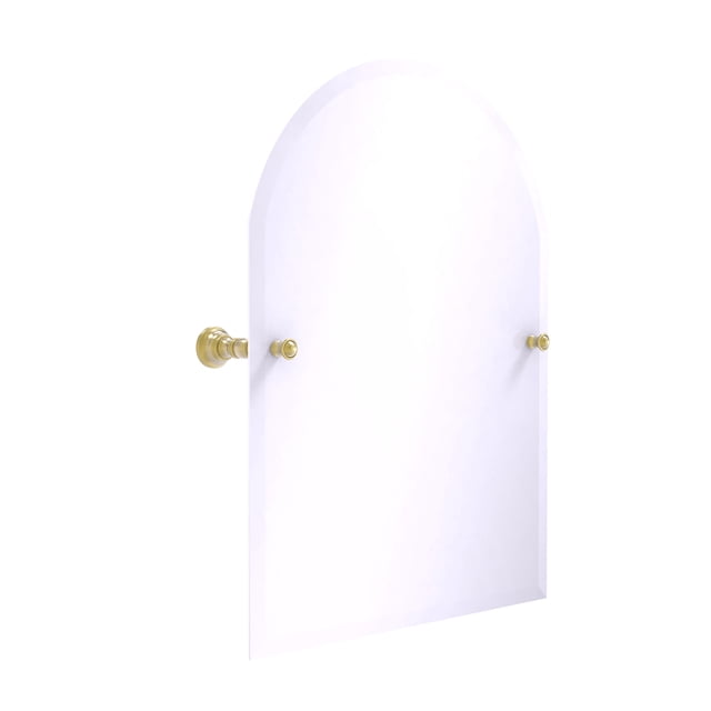 Miroir Inclinable Sans Cadre à Sommet Arqué de la Collection Carolina avec Bord Biseauté