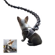 FEOLGEHLY Dog Leash Heavy Duty Dog Lead 59 Inch Plastic Chain Dog Walking Leash Training Dog Leash Strong Dog Rope for Medium Large Dogs Outdoor Use Waterproof, A