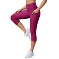 thumbnail image 1 of asjyhkr Leggings pour Femmes Pantalons de Yoga d'Entraînement Taille Haute Compression Athlétique Leggings de Course, 1 of 2