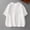 🔥 White, variant on Sentmoon Athletic Tops for Women Short Sleeve Crew Neck Clothing Button Down Linen Regular Fit Breathable Women's T Shirts with Pockets Fashion Hawaii